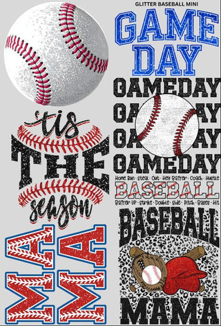 Glitter Baseball Mini
