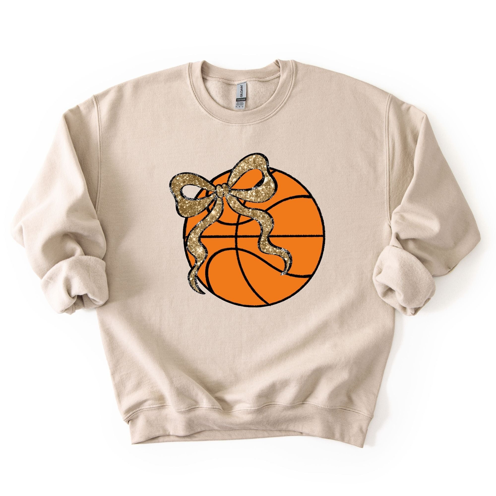 Glitter Bow Basketball