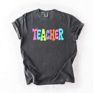 Glitter Neon Teacher