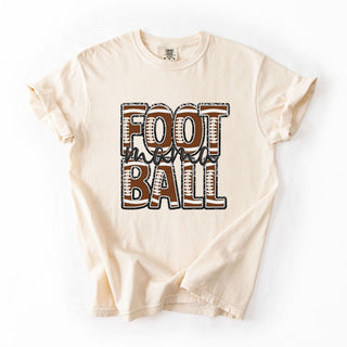 Glitter Outline Football Mama