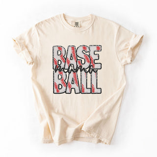Glitter Outlines Baseball Mama