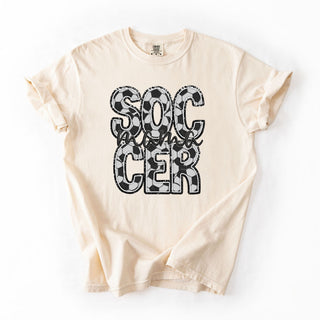 Glitter Outlines Soccer Mama