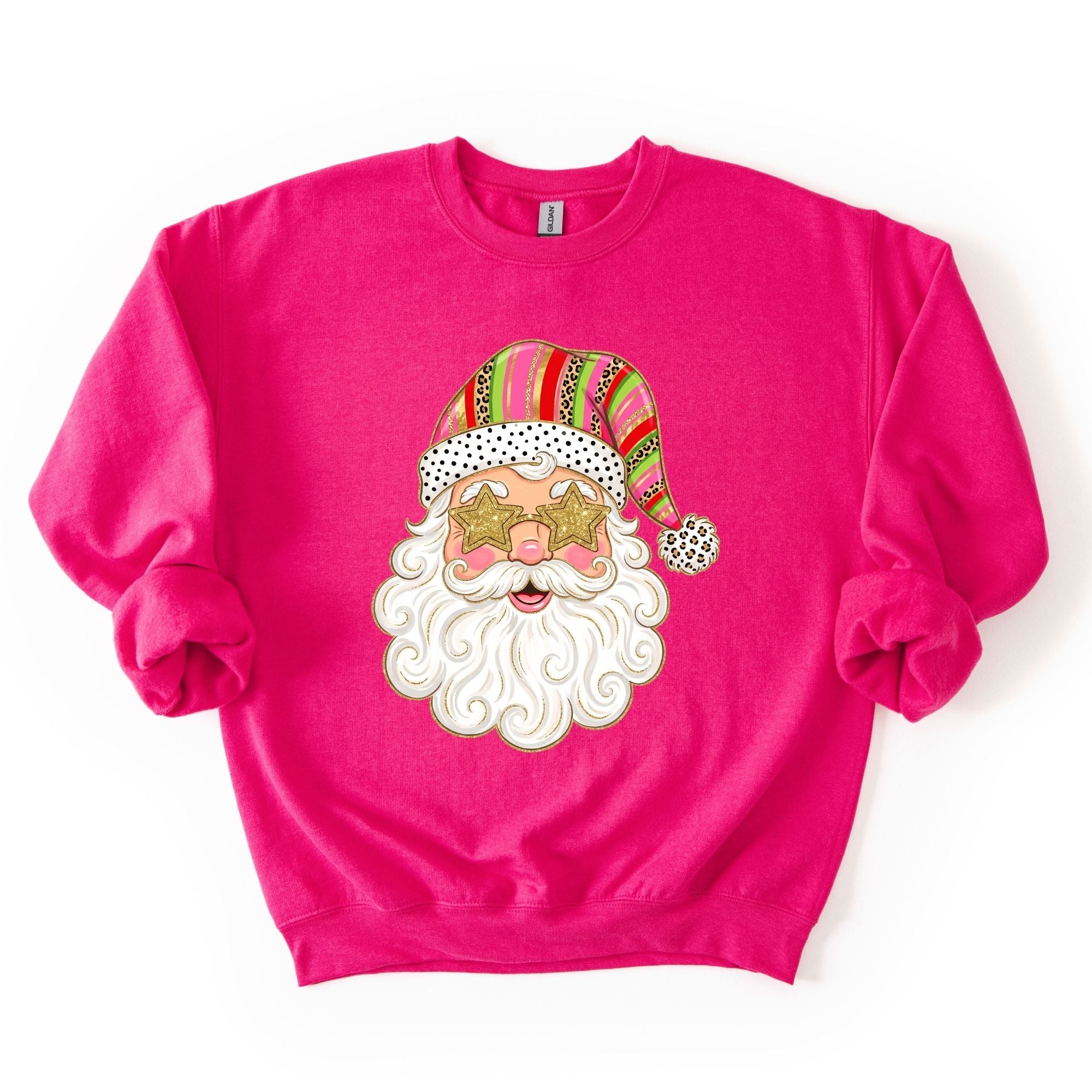 Glitter Starry Eyes Santa