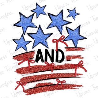 Glitter Stars And Stripes