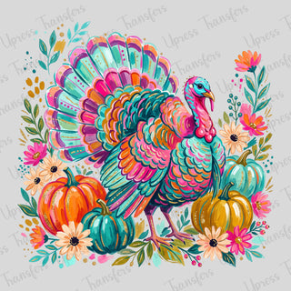 Glitter Turkey flowers