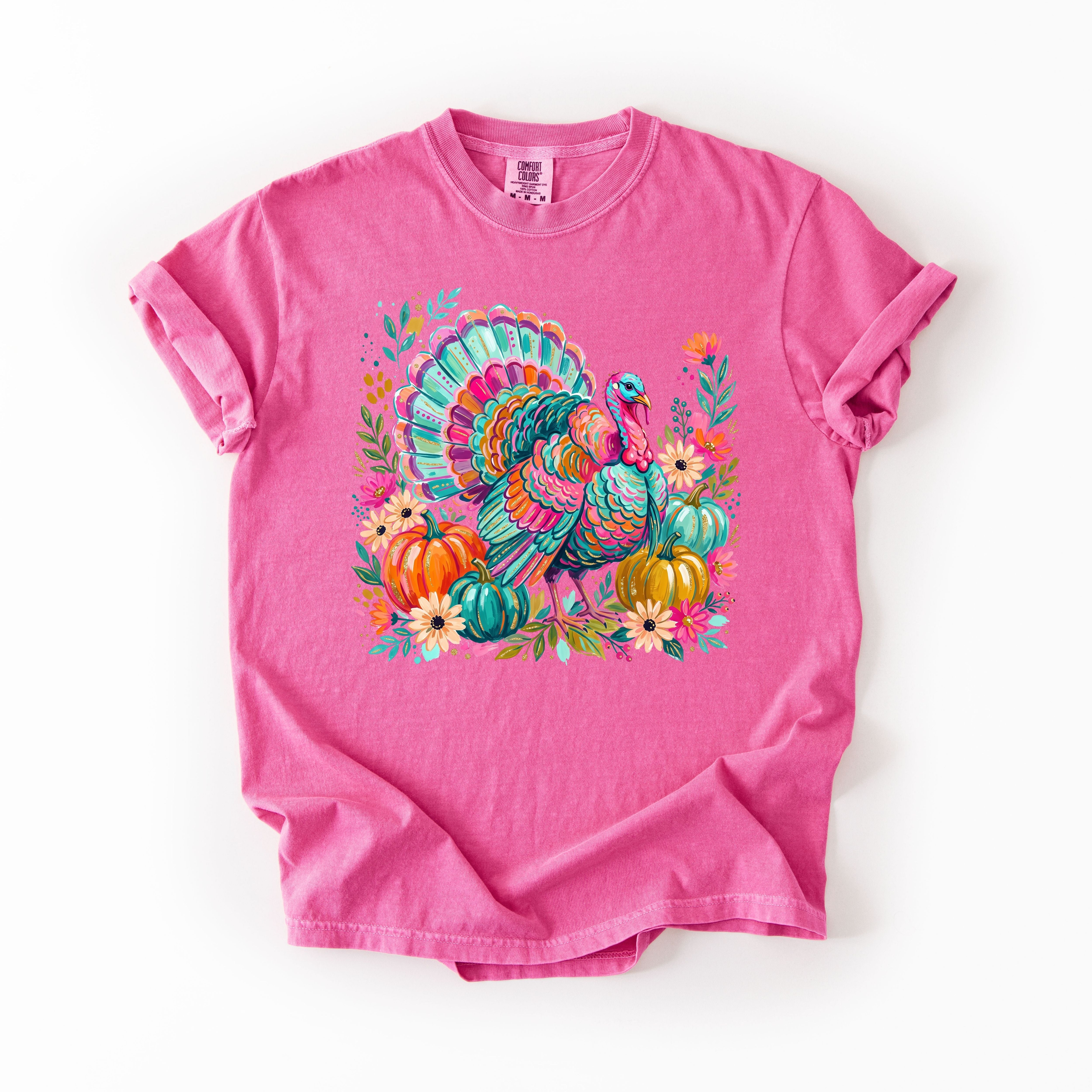 Glitter Turkey flowers