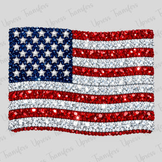 Glitter USA Flag