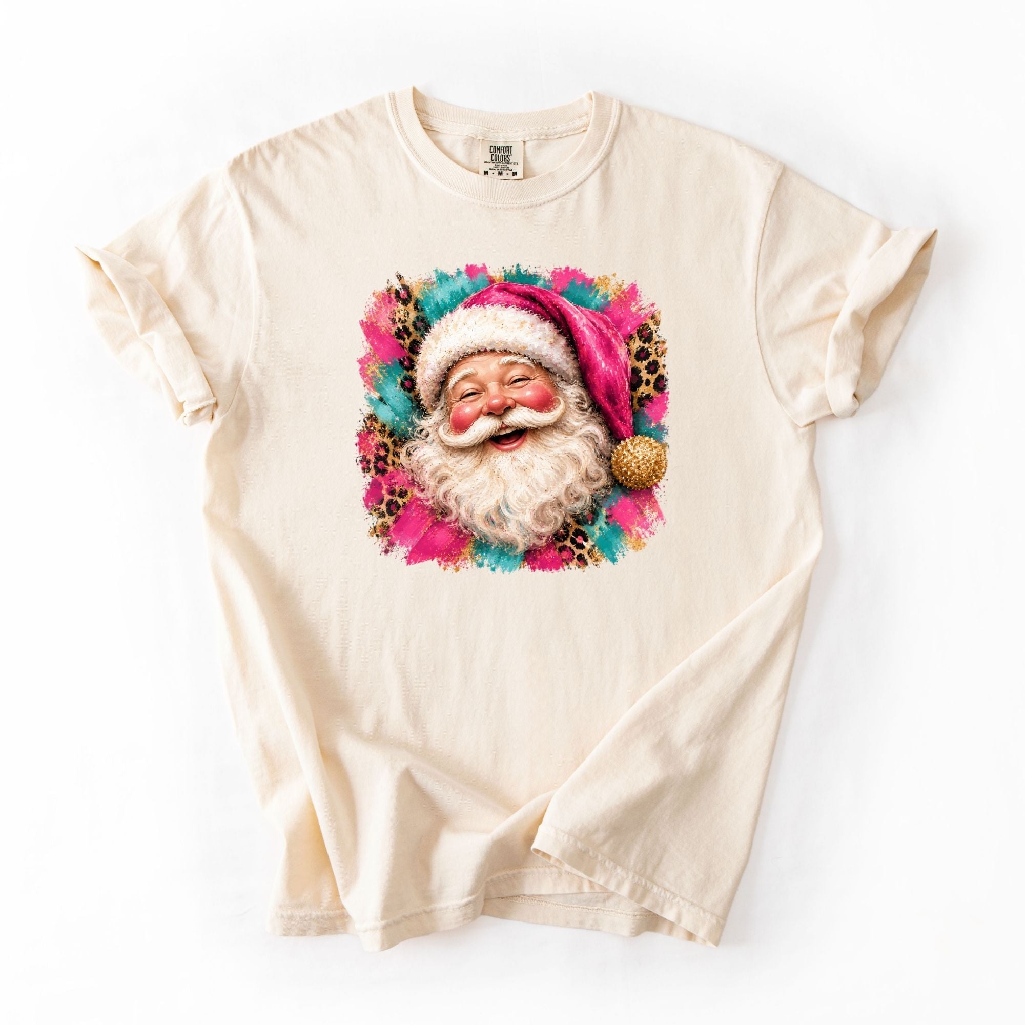 Glittery Santa Cheetah Brush