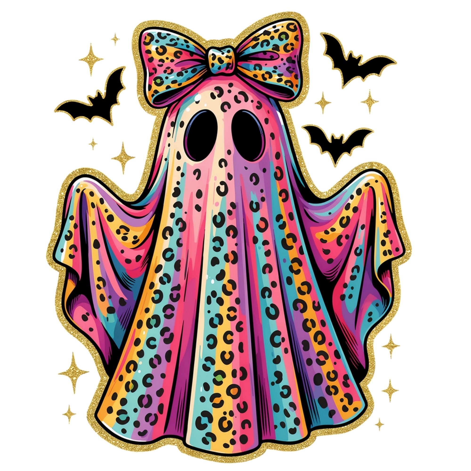 Glitzy Cheetah Ghost