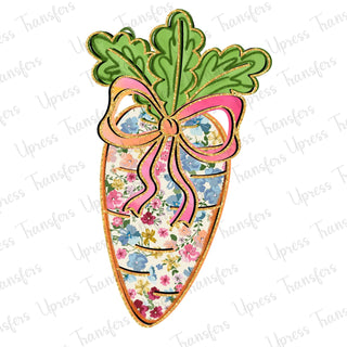 Glitzy Floral Carrot