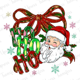 Glitzy Glam Ho Ho Ho Santa