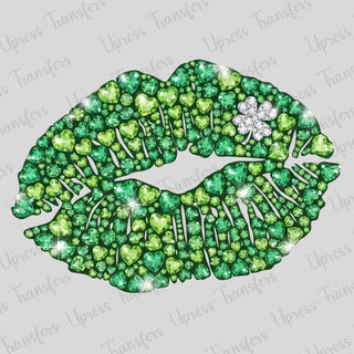 Glitz Patricks Day Lips