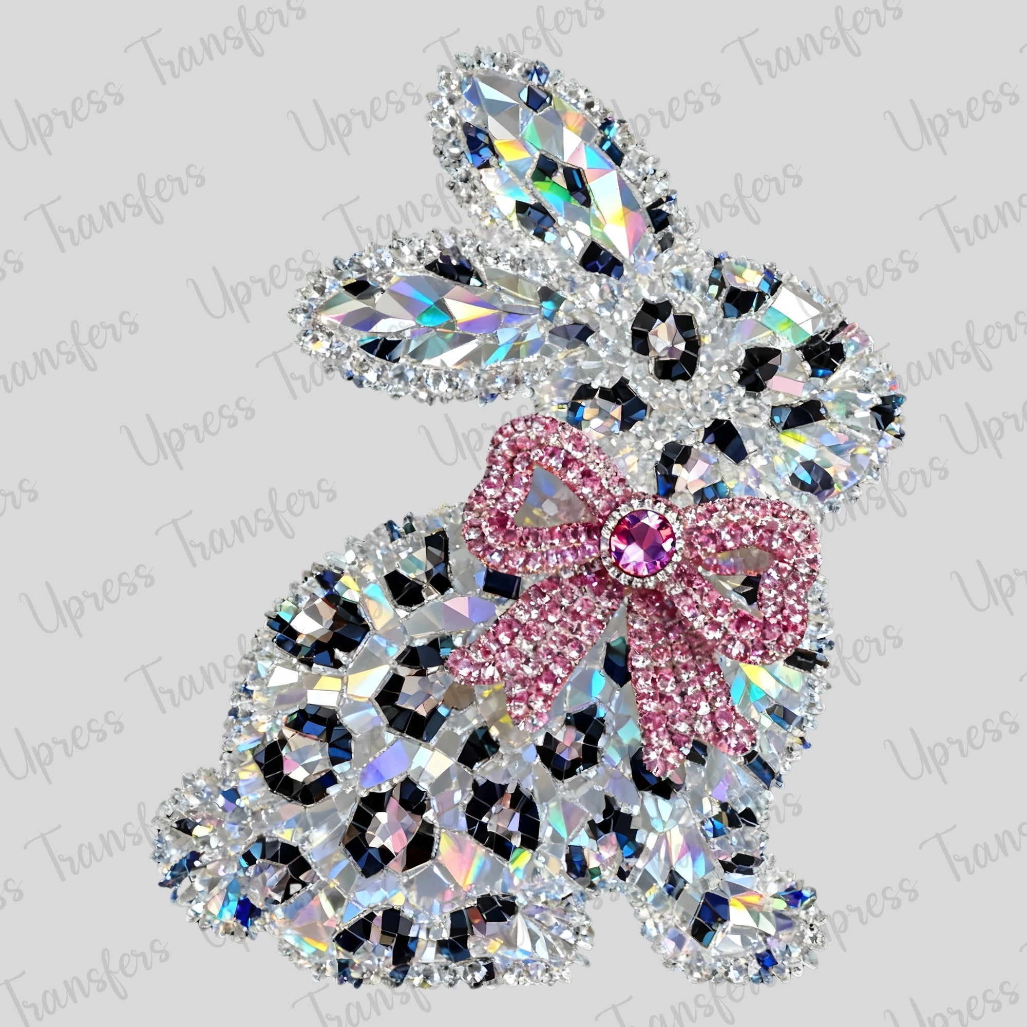 Glitzy Rhinestone Bunny
