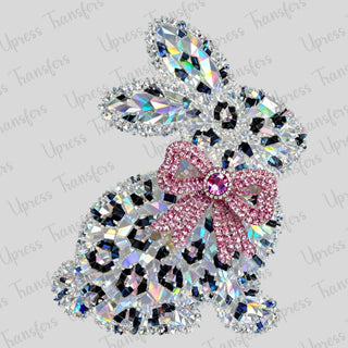 Glitzy Rhinestone Bunny