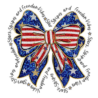 Glitzy USA Bow