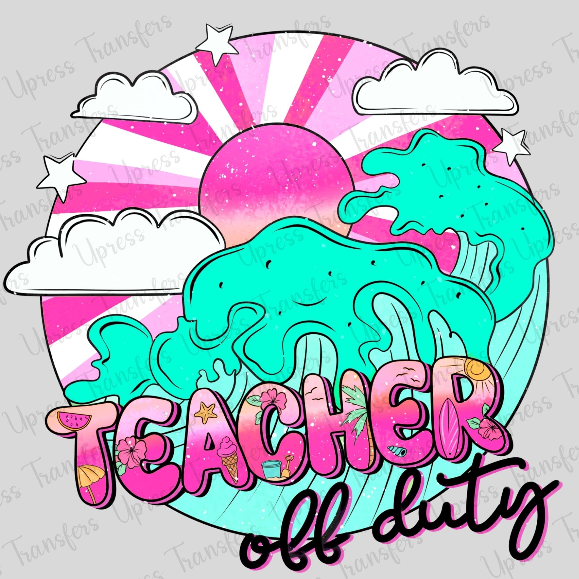 Gnarly Teacher Waves