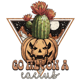 Go Fall On A Cactus Pumpkin