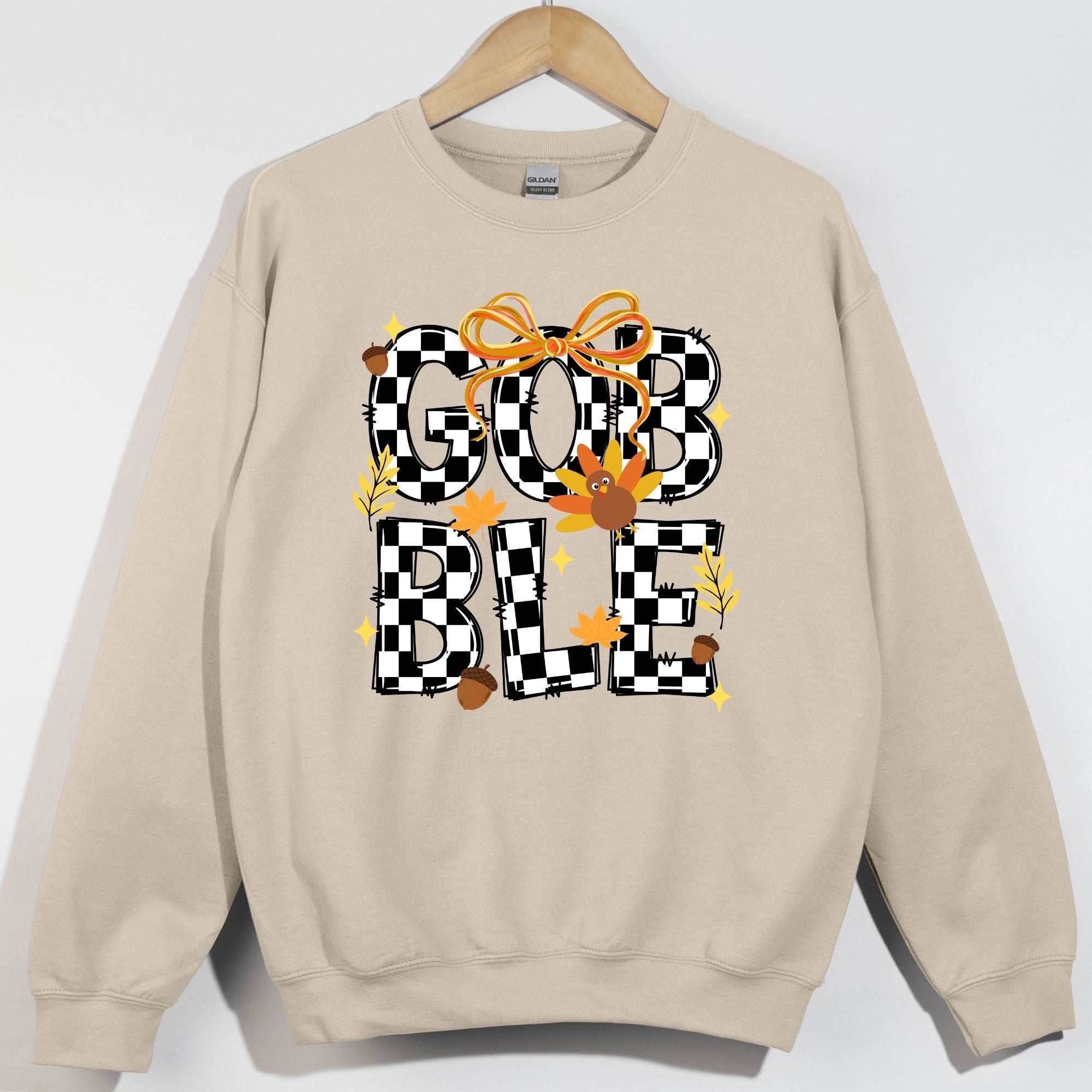 Gobble Checkered Stacked