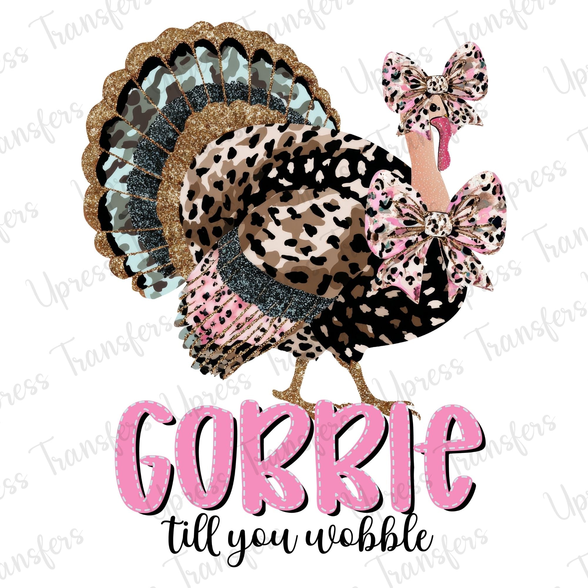 Gobble Girly Camo Turkey
