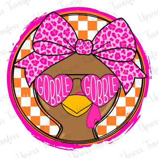 Gobble Gobble Leopard Bow