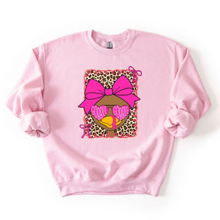 Gobble Gobble Pink Bow Turkey