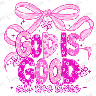 God Is Good Girly Pink