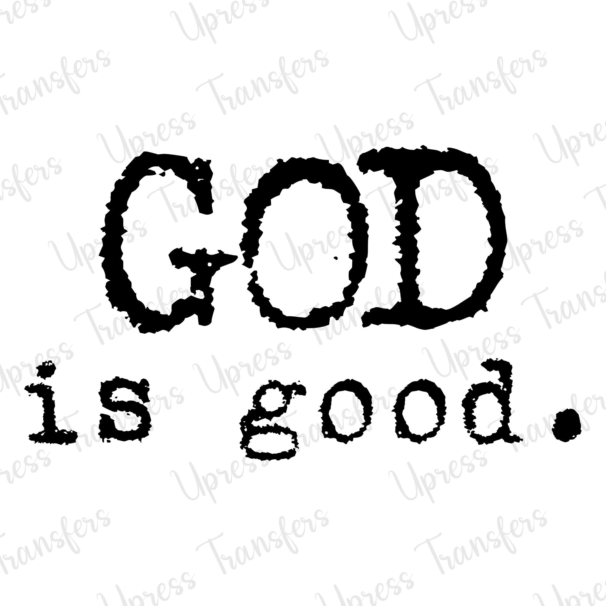 God Is Good Typewriter