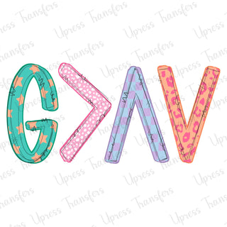 God Is Greater Than The Ups And Downs Preppy