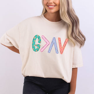 God Is Greater Than The Ups And Downs Preppy