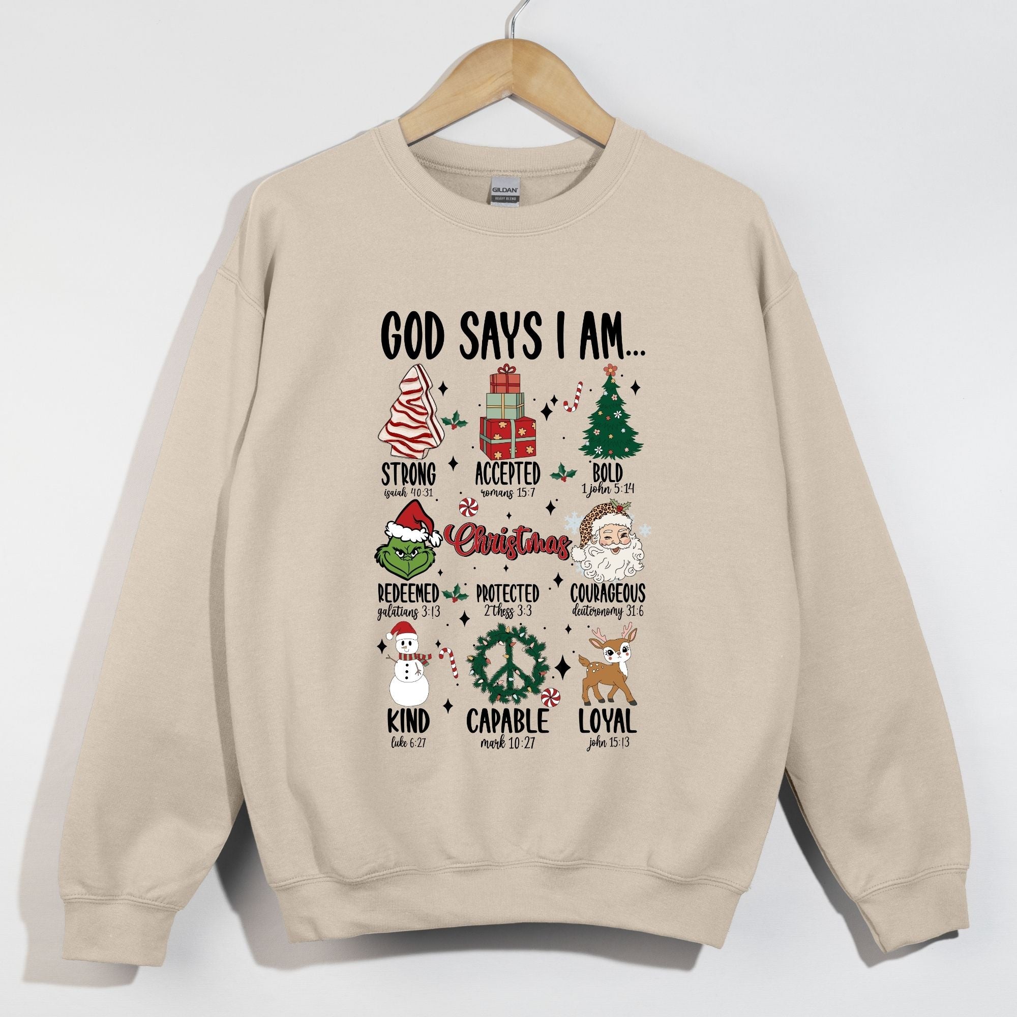 God Says I Am Christmas Words