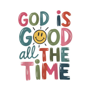 God is Good Handwriting Stacked