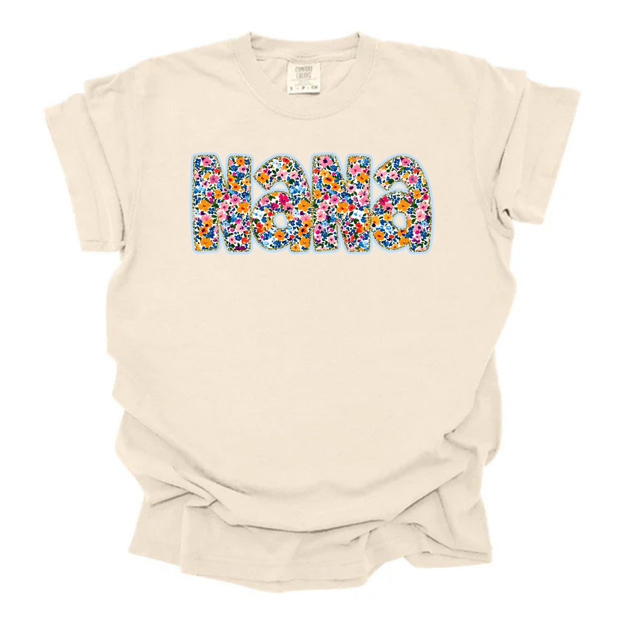 Gold Floral Nana