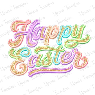 Gold Happy Easter