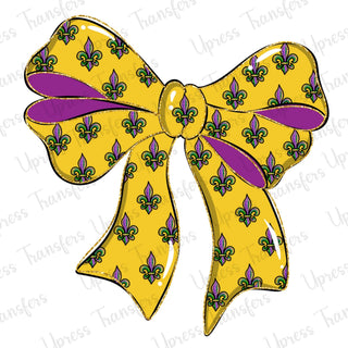 Gold Mardi Bow