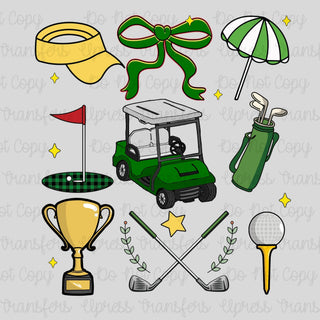 Golf Coquette Green and Yellow