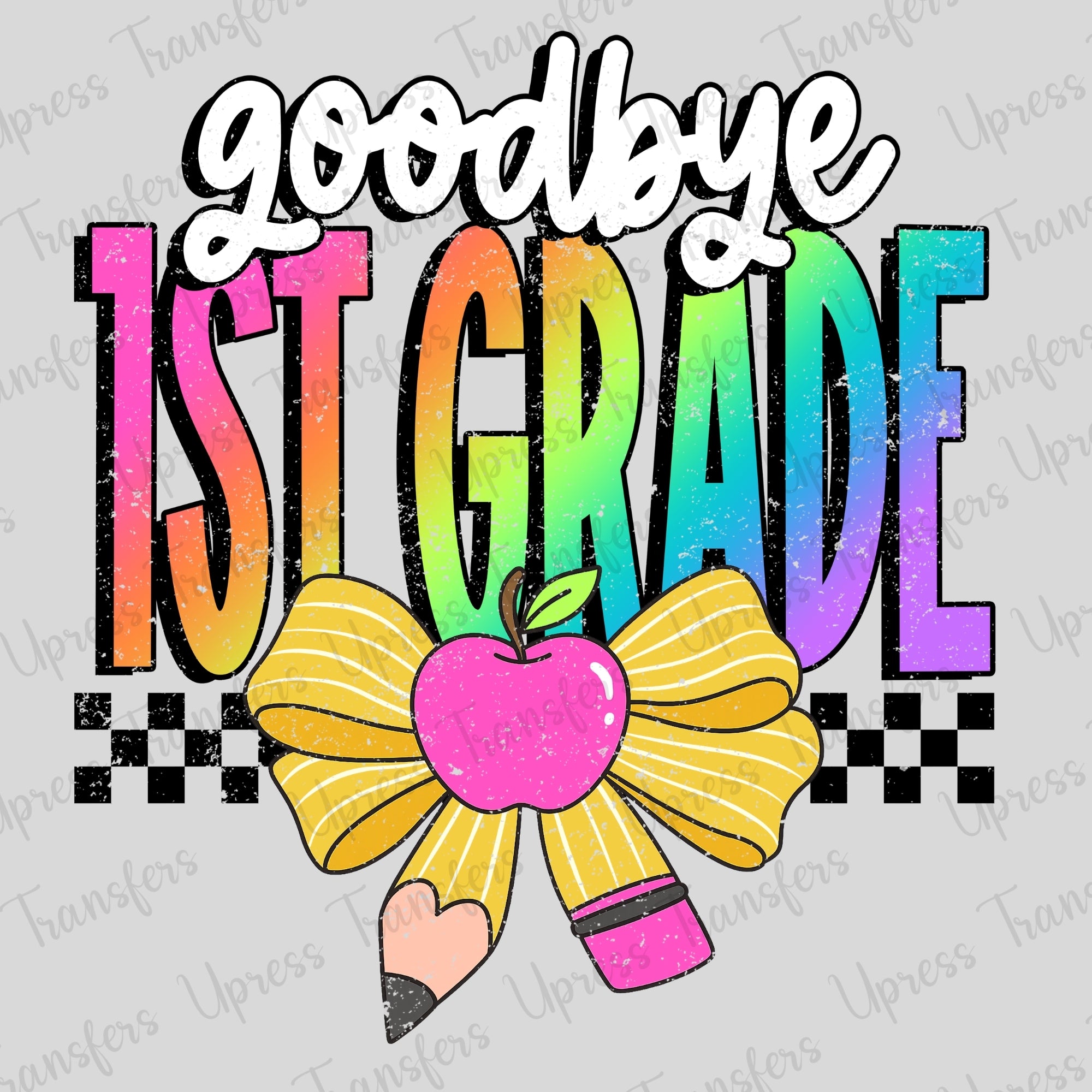 Goodbye First Grade Rainbow