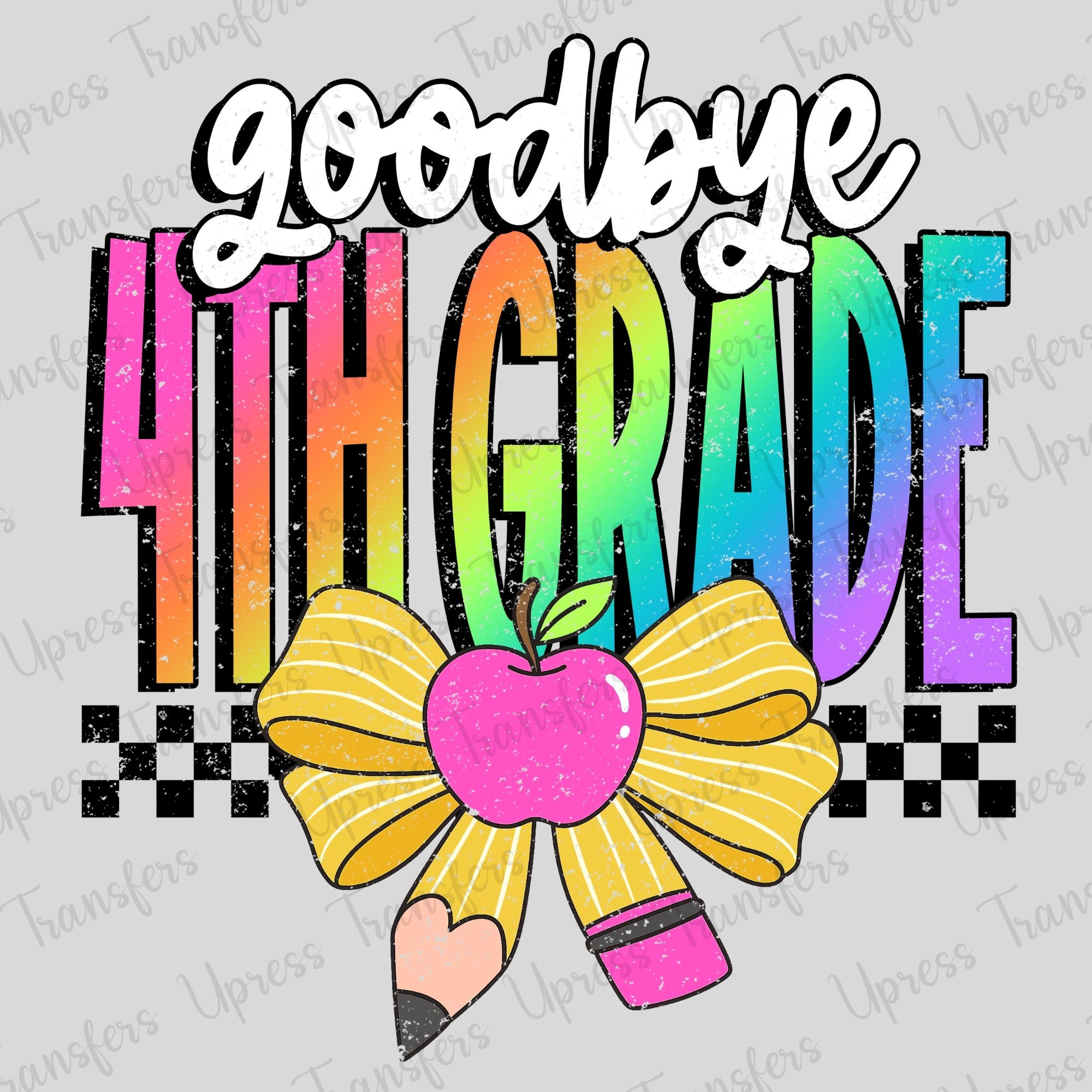 Goodbye Fourth Grade Rainbow
