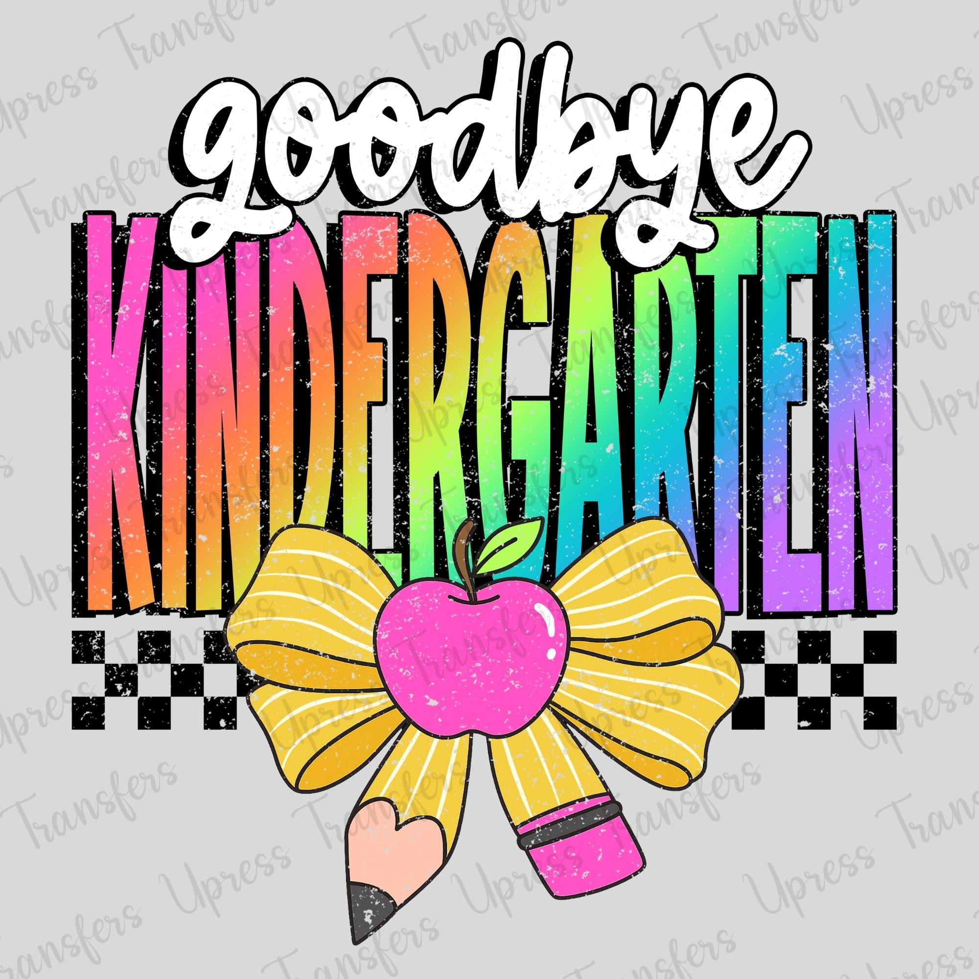 Goodbye Kindergarten Rainbow