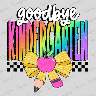 Goodbye Kindergarten Rainbow