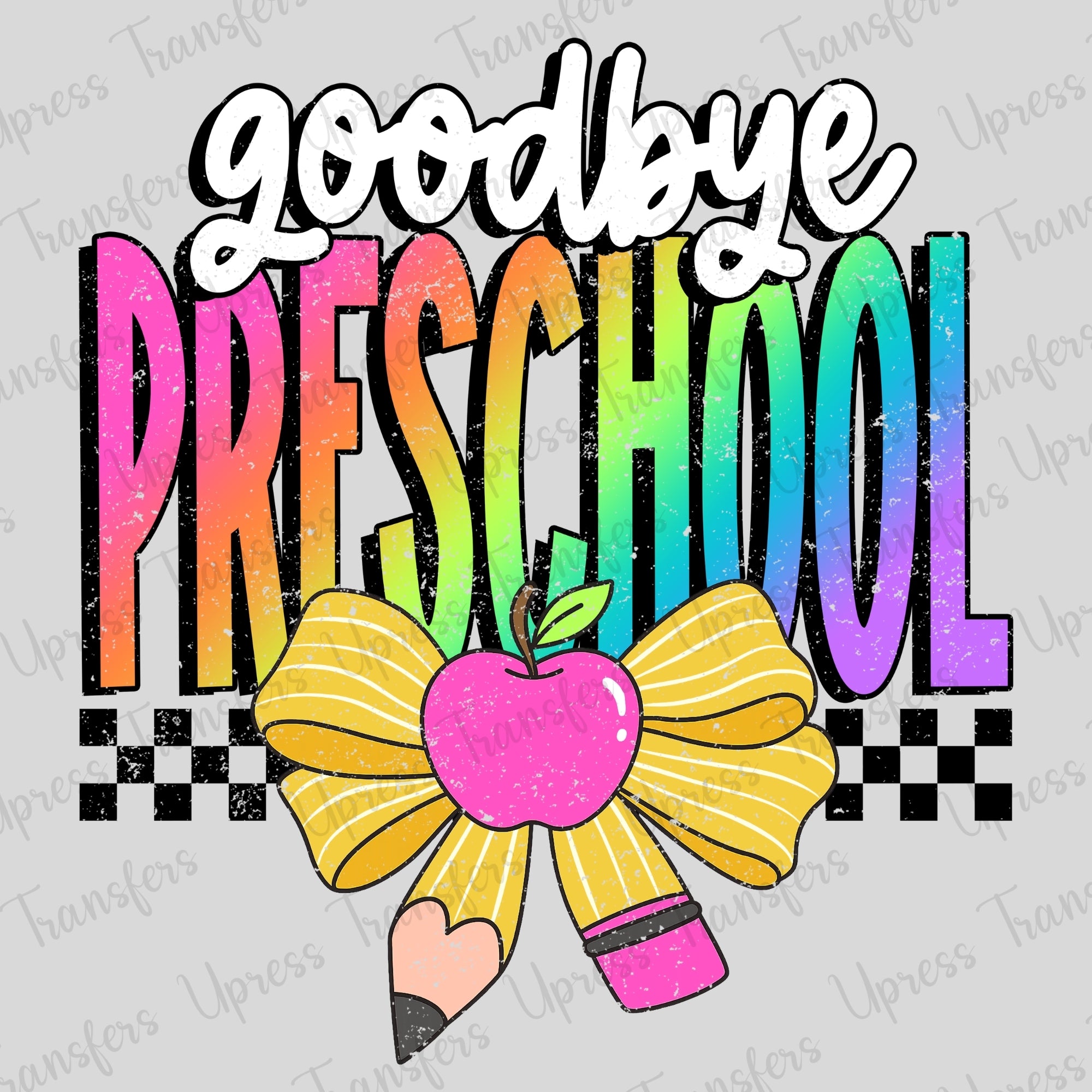 Goodbye Preschool Rainbow