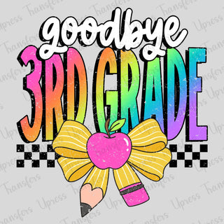 Goodbye Third Grade Rainbow