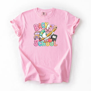 Goose Back To School Bubble Letters