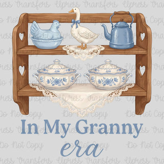 Granny Era Soft Blue Shelf
