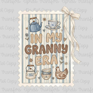 Granny Era Vintage Striped Frame