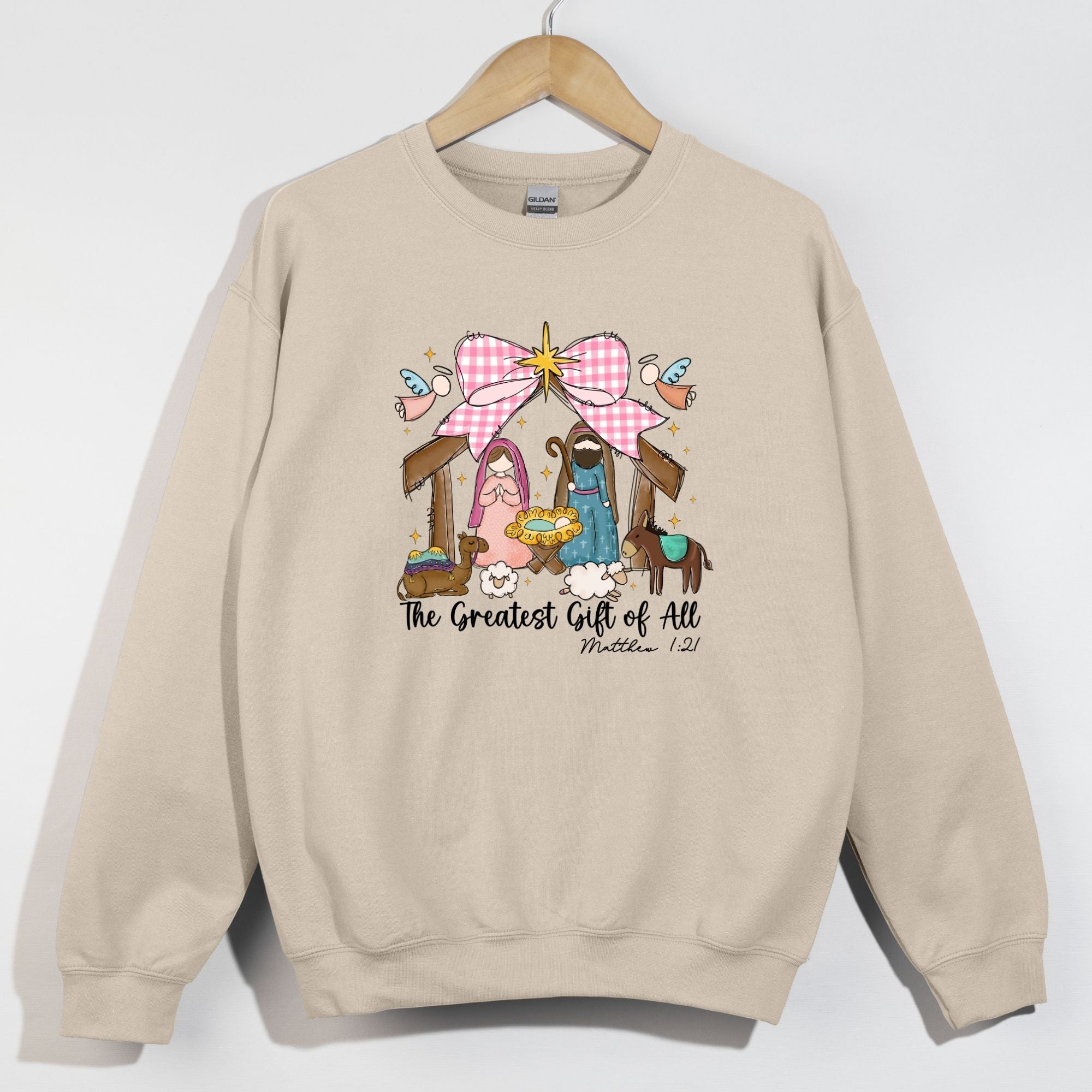 Greatest Gift Preppy Nativity Scene