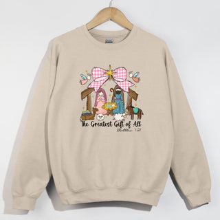 Greatest Gift Preppy Nativity Scene