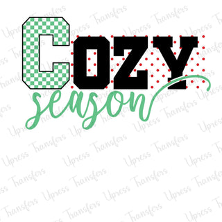 Green Checkered Cozy season