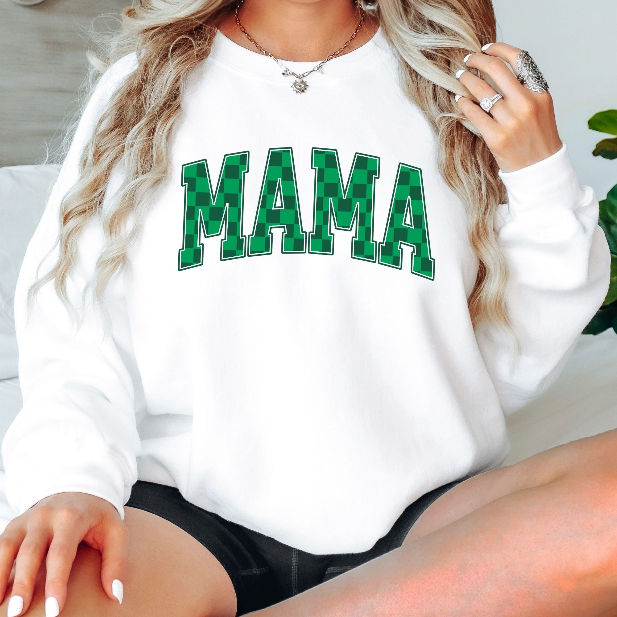 Green Checkered Mama