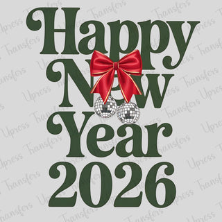 Green Happy New Year 2026