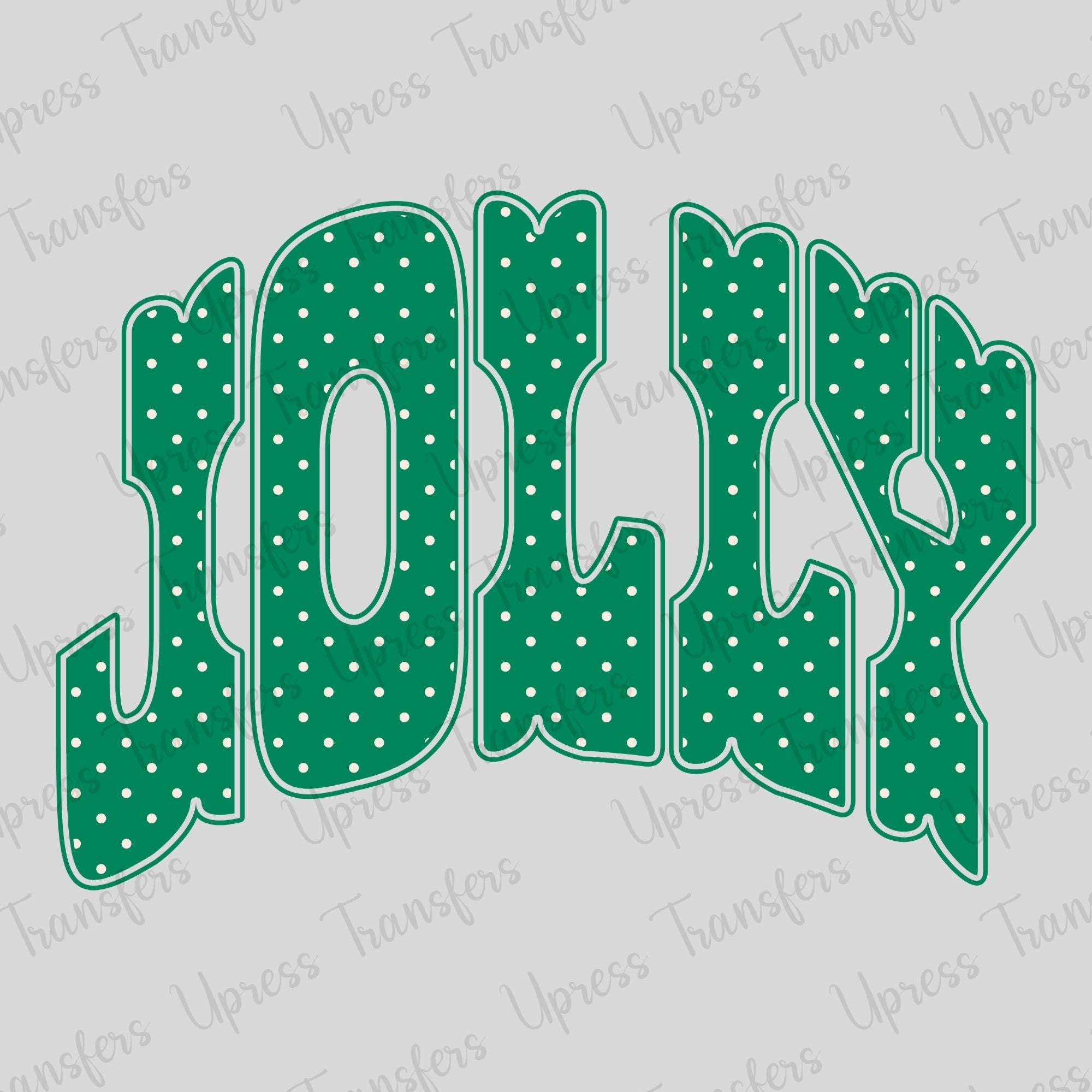 Green Polka Dotted Jolly